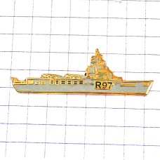 ピンバッジ・ジャンヌダルク巡洋艦ヘリ空母フランス海軍ミリタリー