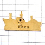 ピンバッジ・艦船ベリーA644フランス海軍ミリタリー