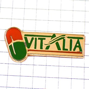 ピンバッジ・薬カプセル一錠ビタリア