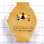 ピンバッジ・金色の腕時計ゾルハラ文字盤ゴールド