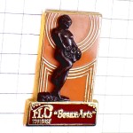 ピンバッジ・ＦＬＯヌードの女の子像レストラン BEAUX-ARTS BRASSERIE-FLO ARTS-DECO TOULOUSE FRANCE