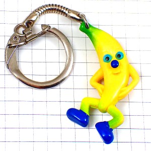 キーホルダー・果物バナナ青い靴 BANANA  CHIQUITA USA