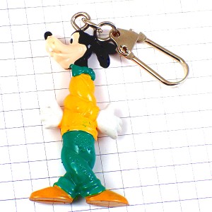 キーホルダー・蝶ネクタイのグーフィー犬ねじれた体ディズニー DISNEY GOOFY