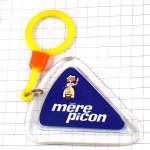 キーホルダー・メールピコン女の子モルバン画チーズ会社 CHEESE MERE-PICON HERVE-MORVAN AFFICHISTE FRANCE