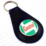 キーホルダー・カストルBP石油 CASTROL BP ENGLAND