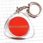 キーホルダー・プジョー車ライオンのロゴ紋章ゴールド金色エンブレム PEUGEOT FRANCE