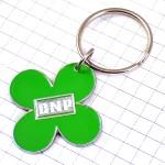 キーホルダー・四つ葉のクローバーＢＮＰ銀行/BNPパリバ銀行 CLOVER CHANCE FORTUNE LUCKY FRANCE