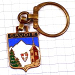 キーホルダー・モンブラン雪山アルプス紋章サヴォワ県 SAVOIE ALPS MOUNTAIN FRANCE