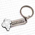 キーホルダー・ミシュラン社ビバンダムくん銀色シルバー MICHELIN BIBENDUM FRANCE