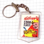 キーホルダー・ミツバチ蜜蜂ハチとシリアル虫ケロッグ朝食コーンフレーク