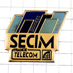 ピンバッジ・フランステレコム社データ量 SECIM FRANCE-TELECOM FRANCE