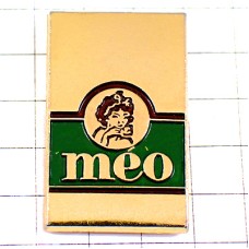 ピンバッジ・女の子コーヒー豆メオ珈琲ゴールド金色 CAFES MEO FRANCE