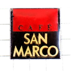ピンバッジ・コーヒー豆サンマルコ珈琲 CAFES SAN-MARCO ITALIA