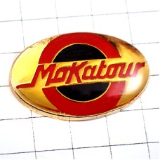 ピンバッジ・コーヒー珈琲マカトゥール楕円 CAFE MOKATOR