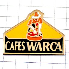 ピンバッジ・コーヒー作り珈琲カフェ農園 CAFES-WARCA FRANCE