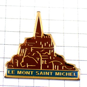 ピンバッジ・モンサンミッシェル修道院ユネスコ世界遺産 MONT-ST-MICHEL FRANCE