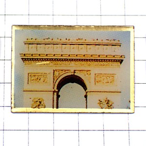 ピンバッジ・パリ凱旋門の写真シャンゼリゼ通り ARC-DE-TRIOMPHE CHAMPS-ELYSEES PARIS FRANCE