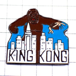 ピンバッジ・映画『キングコング』NYで暴れる KING-KONG NEW-YORK USA