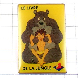 ピンバッジ・ジャングルブック映画ディズニー DISNEY BALOO MOWGLI JUNGLEBOOK