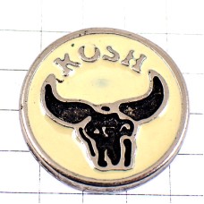 ピンバッジ・コッシュ黒牛ウシうし KOSH SKULL ピンバッジ・コッシュ黒牛ウシうし KOSH SKULL
