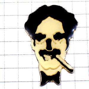 ピンバッジ・マルクス兄弟グルーチョ映画スター煙草たばこ  GROUCHO-MARX MARX-BROTHERS