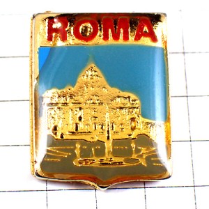 ピンバッジ・バチカン市国の紋章ローマカトリック教会 VATICANO VATICAN ROMA STPIERRE SANPIETRO