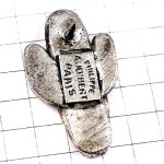 ピンバッジ・サボテン銀色シルバーPHILIPPE-AUDIBERT PARIS SCULPTEUR CACTUS SILVER