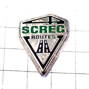 ピンバッジ・道路クレーン工事現場 SCREG FRANCE