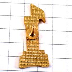 ピンバッジ・金色の塔トリコロール青白赤フランス国旗ゴールド