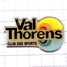 ピンバッジ・スキー場ヴァルトラン虹色アルプス山脈 VAL-THORENS FRANCE