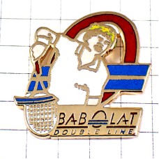ピンバッジ・バボラのテニス用品テニス選手 BABOLAT TENNIS