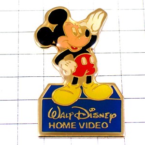 ピンバッジ・ディズニーのミッキーマウス DISNEY MICKEY HOME-VIDEO