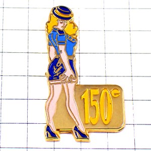 ピンバッジ・婦警ポリス１５０金髪ハイヒールのセクシー警察官