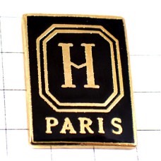 ピンバッジ・アルファベットＨパリ文字 PARIS FRANCE