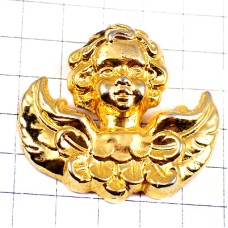 ピンバッジ・エンジェル金色の天使ゴールド CAPRICE-DES-DIEUX ANGEL FRANCE