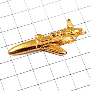 ピンバッジ・レオナルド社ミラク１００無人標的機ゴールド金色イタリア