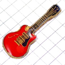 ピンバッジ・エレキギター音楽楽器