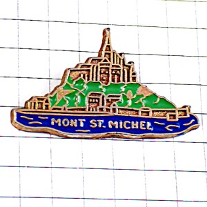 ピンバッジ・モンサンミッシェル修道院ユネスコ世界遺産 MONT-ST-MICHEL FRANCE