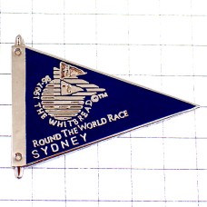 ピンバッジ・レース船ヨット旗ウィットブレッドレース世界一周シドニー WHITBREAD SYDNEY AUSTRALIA