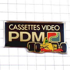 ピンバッジ・F1レースカー車カセットビデオ録画 PDM VIDEO-TAPE ピンバッジ・F1レースカー車カセットビデオ録画 PDM VIDEO-TAPE