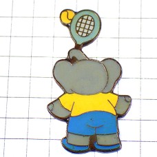 ピンバッジ・ぞうのババールのテニス球ラケット絵本 BABAR