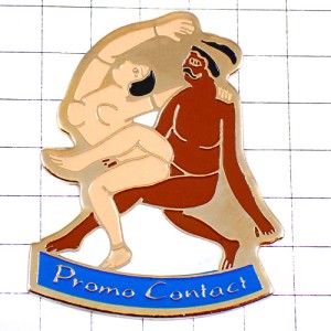 ピンバッジ・ヌードの女の子 KAMASUTRA PARIS