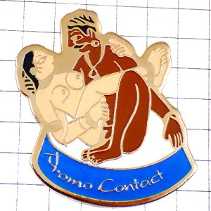 ピンバッジ・ヌードの女の子 KAMASUTRA PARIS