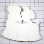 ピンバッジ・101匹わんちゃんディズニー/プラスチック製ダルメシアン犬 ONE-HUNDRED-AND-ONE-DALMATIANS
