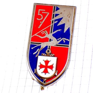 ブローチ・第57砲兵連隊フランス軍ミリタリー半人半馬 57E-REGIMENT-D-ARTILLERIE 57RA FRANCE