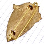 ブローチ・黒い甲冑シュヴァリエ第４工兵連隊ミリタリーフランス軍 4E-REGIMENT-DU-GENIE 4RG FRANCE
