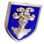 ブローチ・ソミュールの騎兵学校ミリタリー甲冑 EAABC ECOLE-D-APPLICATION-DE-L-ARME-BLINDEE -ET-DE-CAVALERIE FRANCE