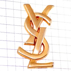 ブローチ・イヴサンローランYSL/金色 YVES-SAINT-LAURENT FRANCE