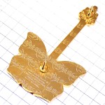 ピンバッジ・ハードロックカフェ店メキシコのコスメル蝶々エレキギター音楽楽器 HARD-ROCK-CAFE GUITAR COZUMEL MEXICO