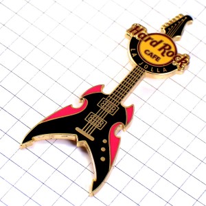 ピンバッジ・ラホヤ音楽エレキギター楽器ハードロックカフェ/USAサンディエゴ米国アメリカ